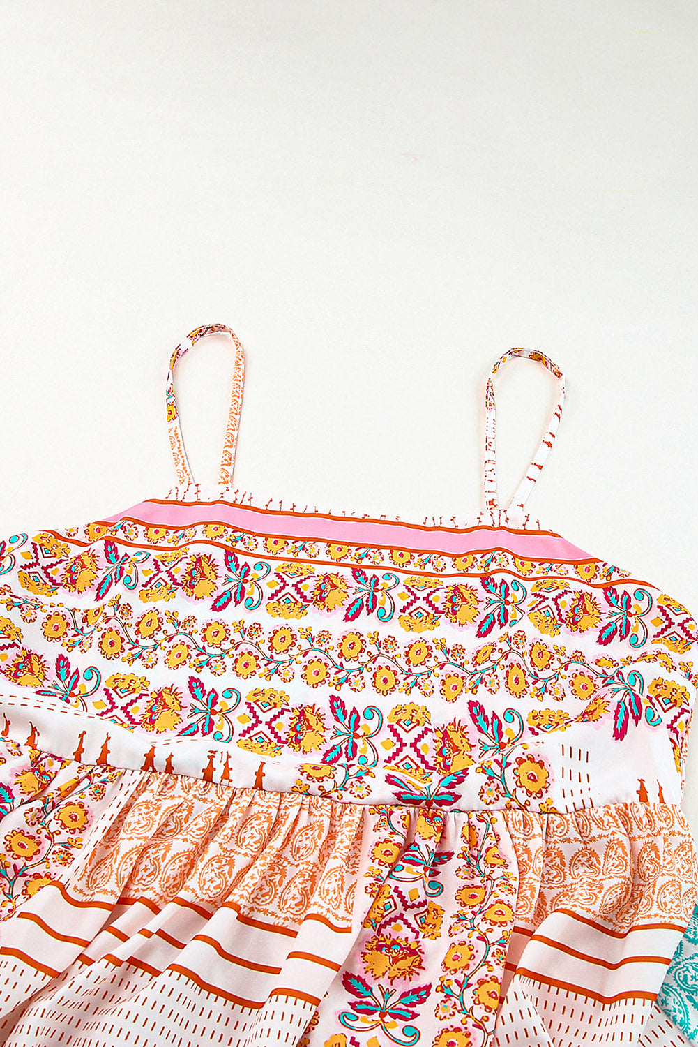 Multicolor Boho Patchwork Sundress