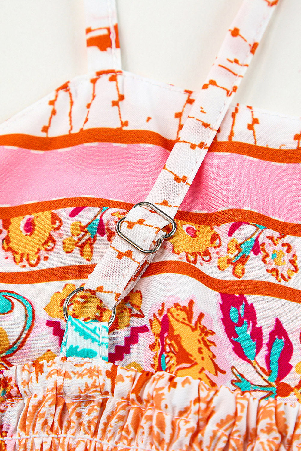 Multicolor Boho Patchwork Sundress