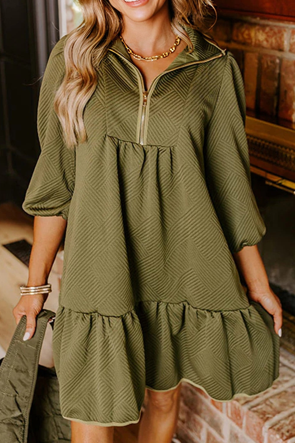 Green Mini Dress