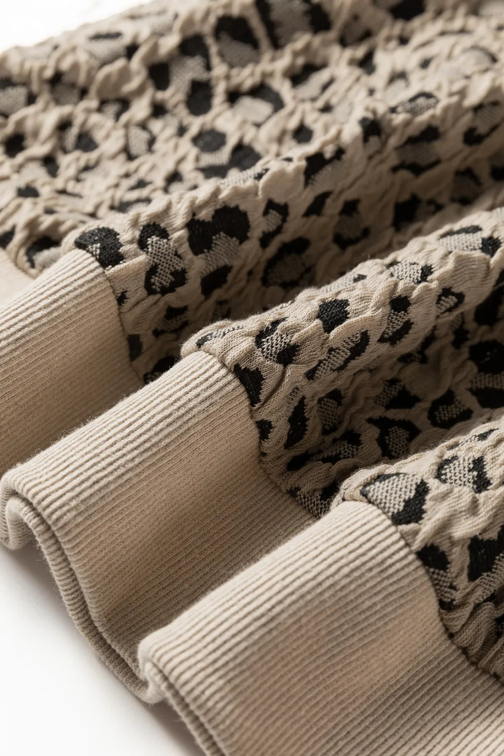 Leopard Print Long Sleeve Top