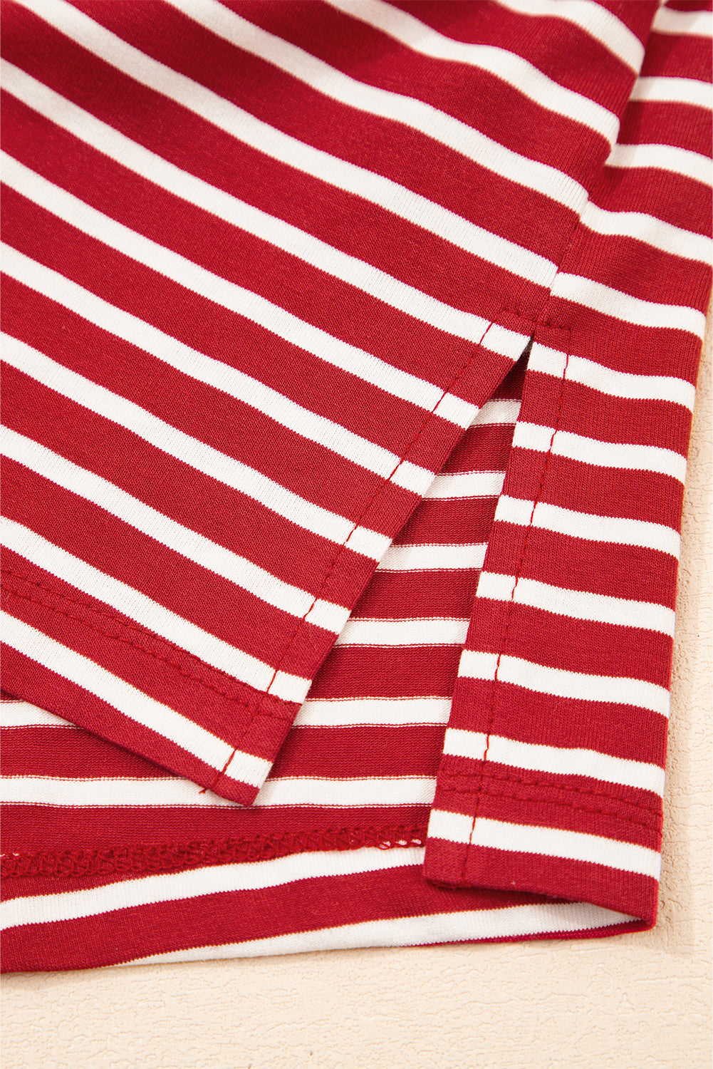 Red Stripe Top