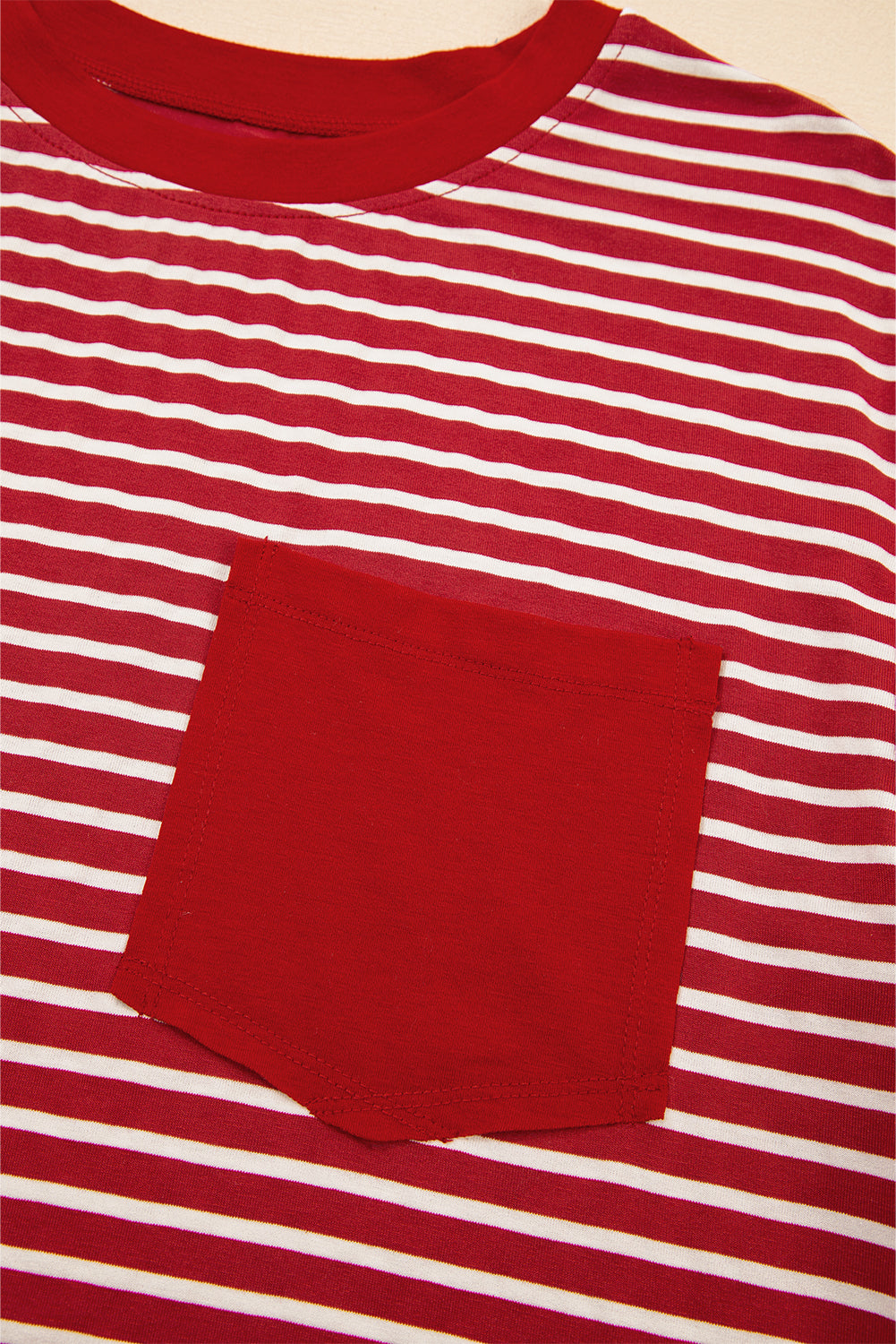 Red Stripe Top