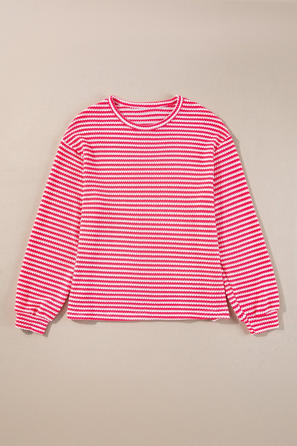 Pink Stripe Long Sleeve Shirt