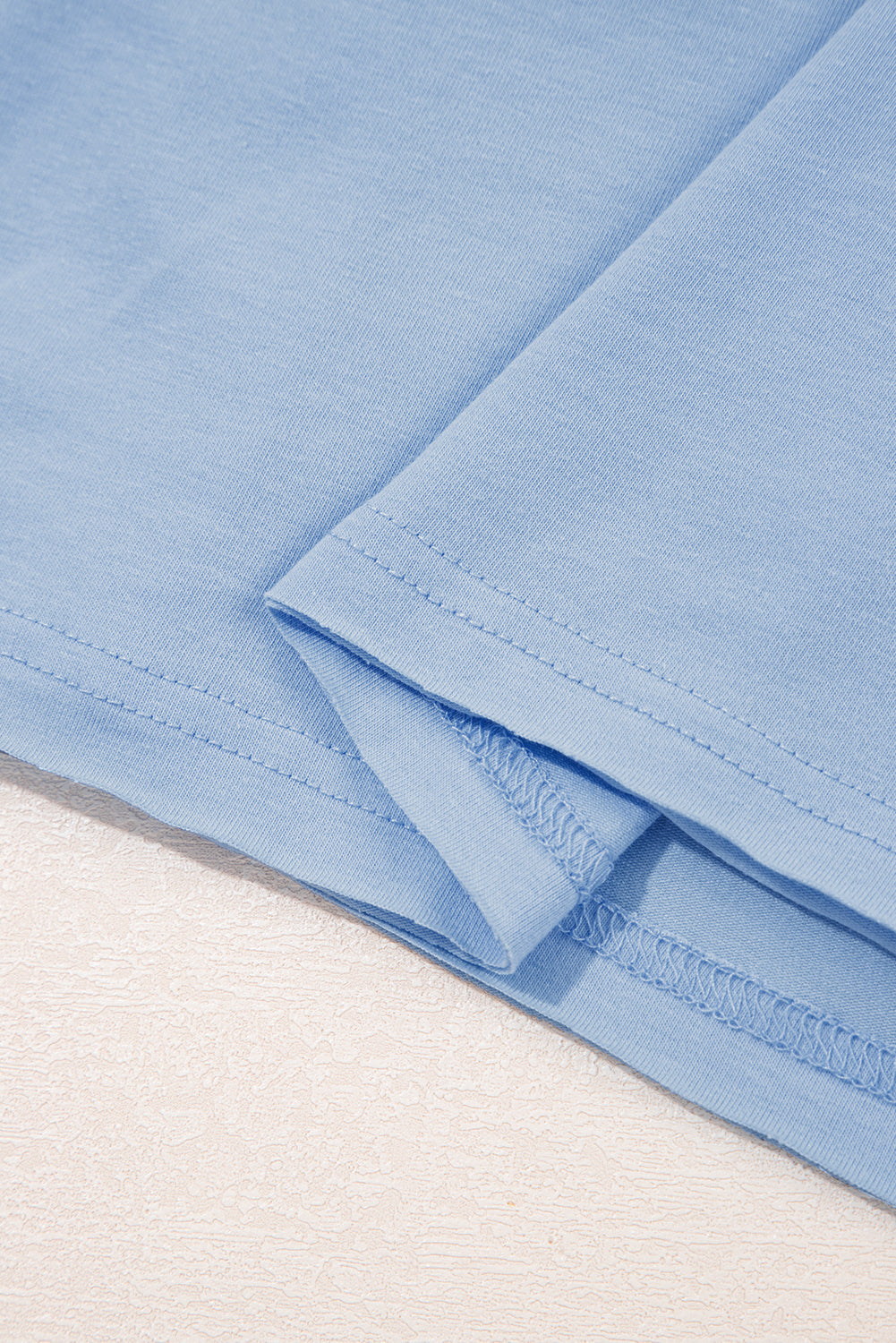 Sky Blue Pocketed Babydoll Dress
