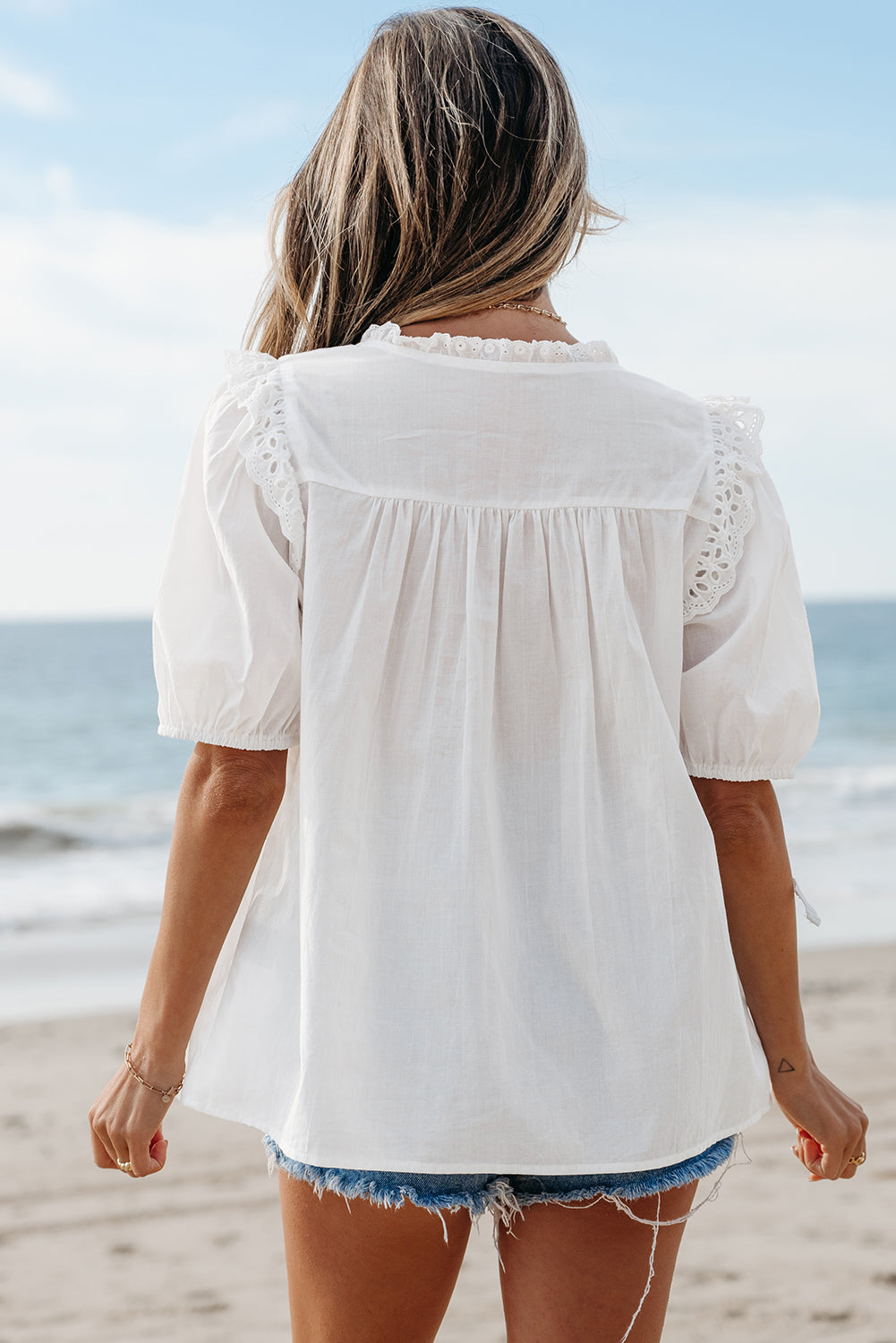 White Lace Blouse