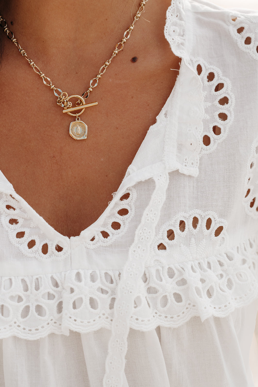 White Lace Blouse