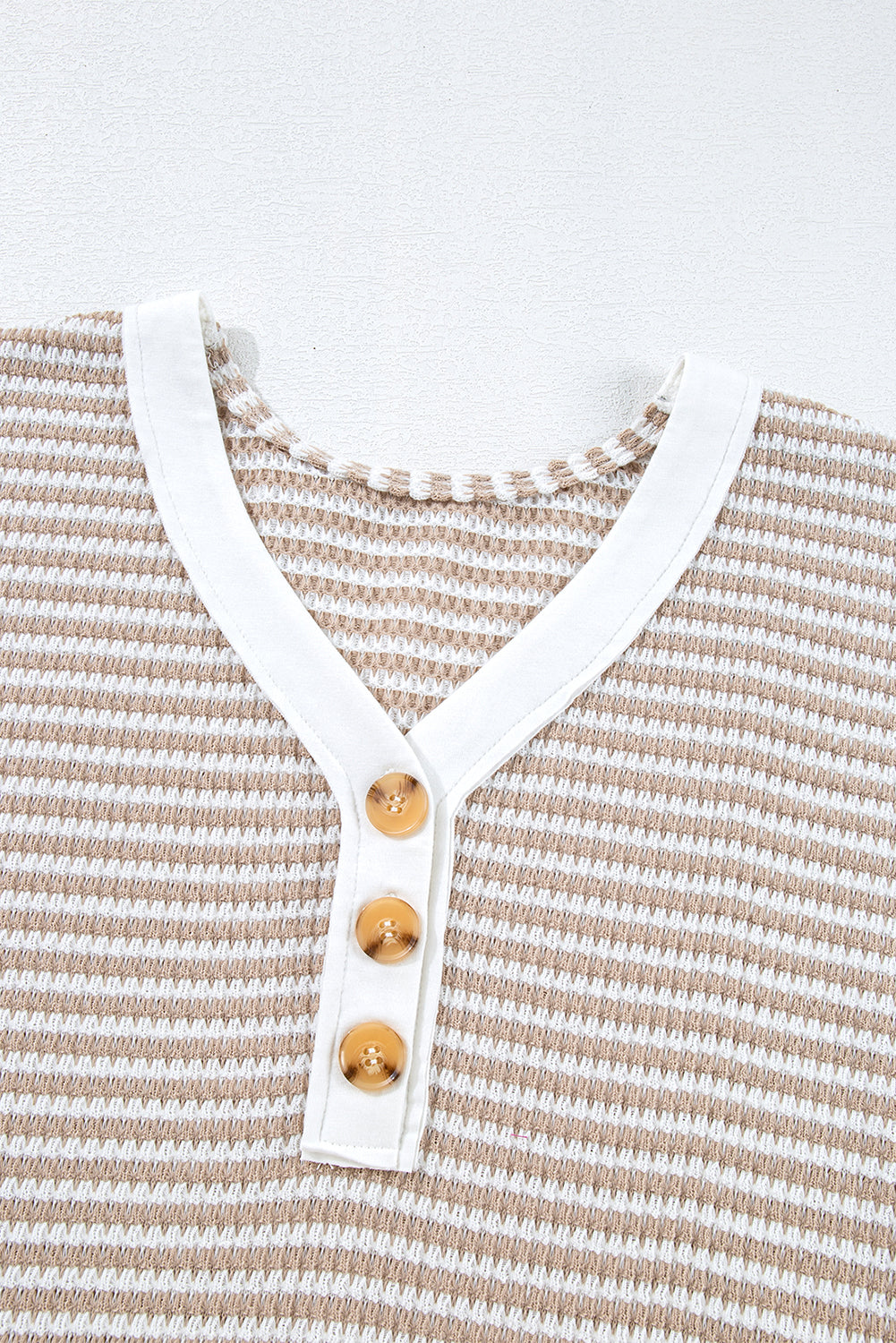 Khaki Stripe T Shirt
