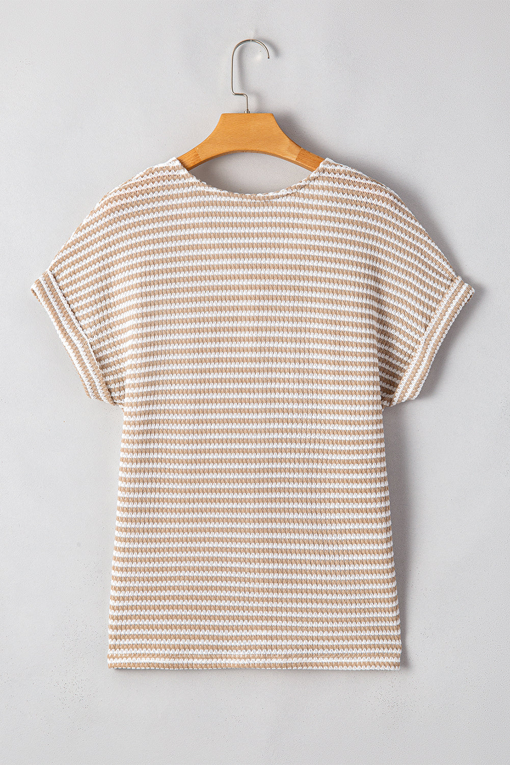 Khaki Stripe T Shirt