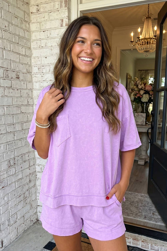 Purple Loungewear Set