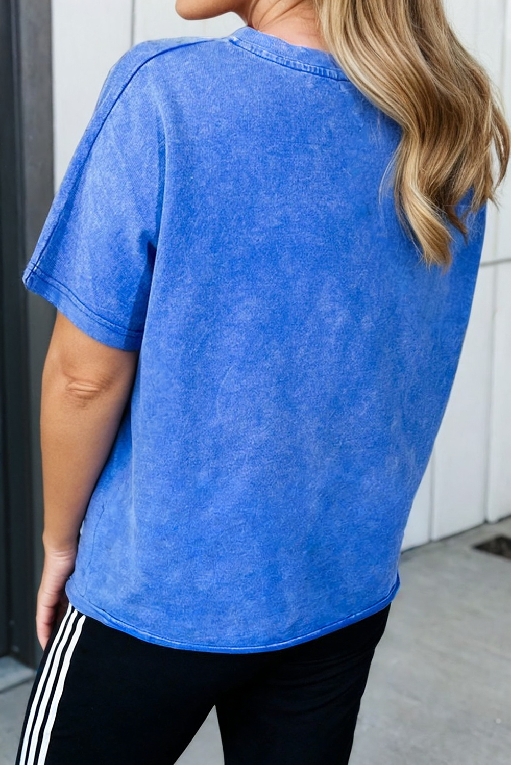 Patriot Star Patched Mineral Washed Tee