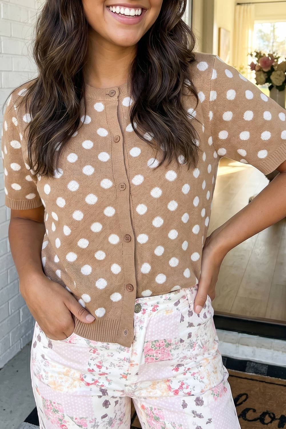 Polka Dot Cardigan