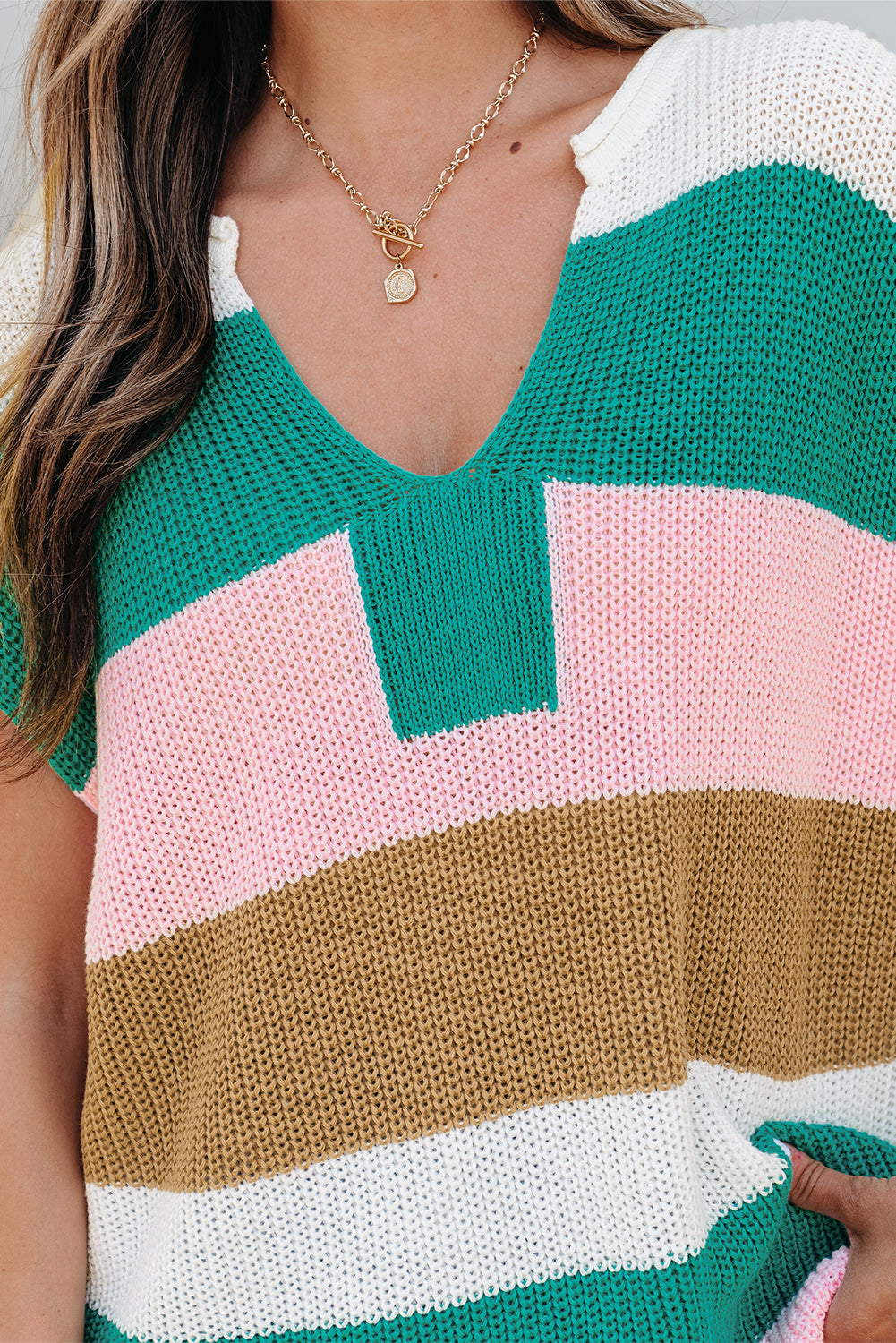 Multicolor Sweater Shirt